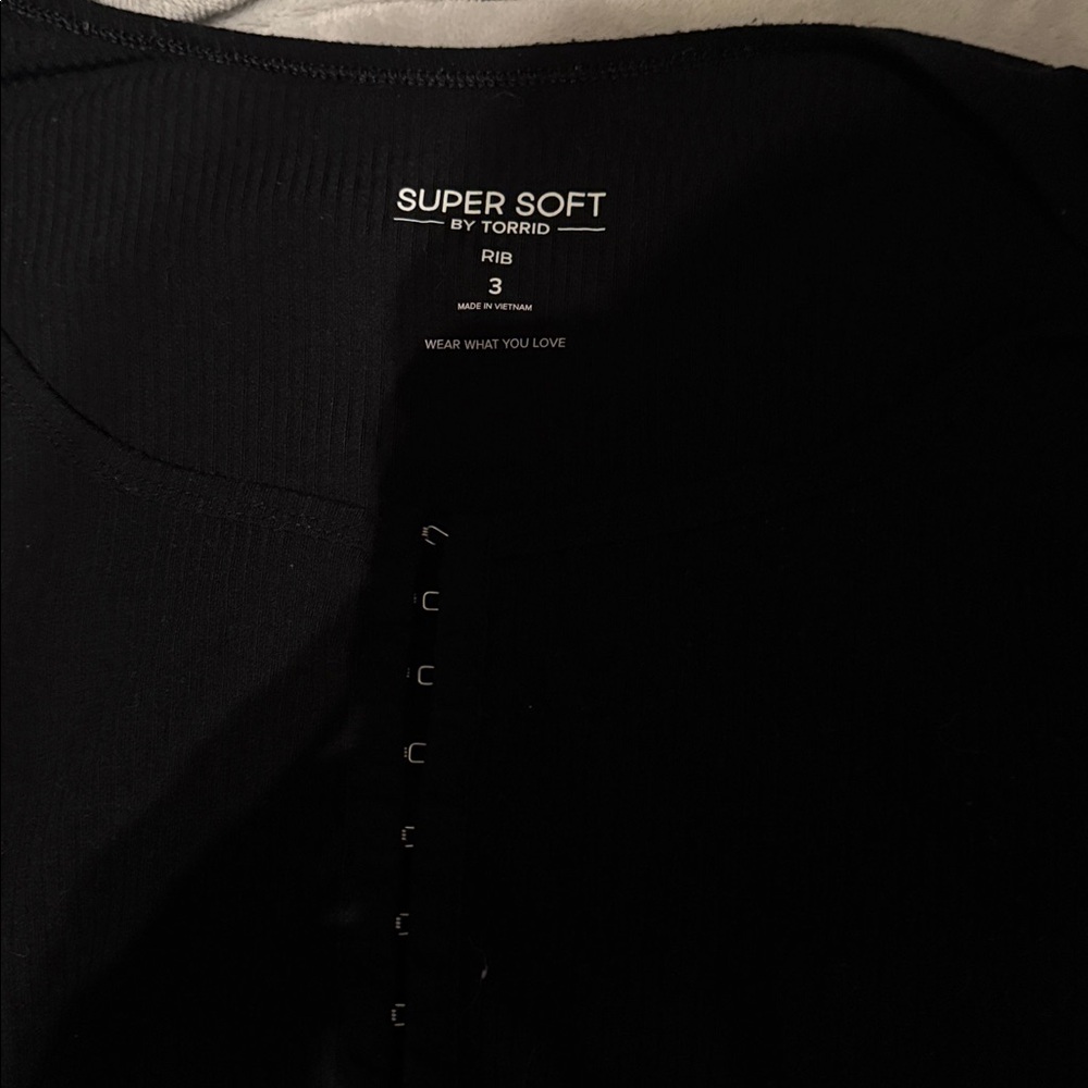 Torrid Black Long Sleeve Top - Picture 2 of 2
